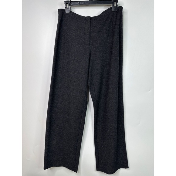 Eileen Fisher Petite Wool Semi Formal Pants - Picture 2 of 10